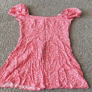 Francesca's Collections Pink Floral Dress